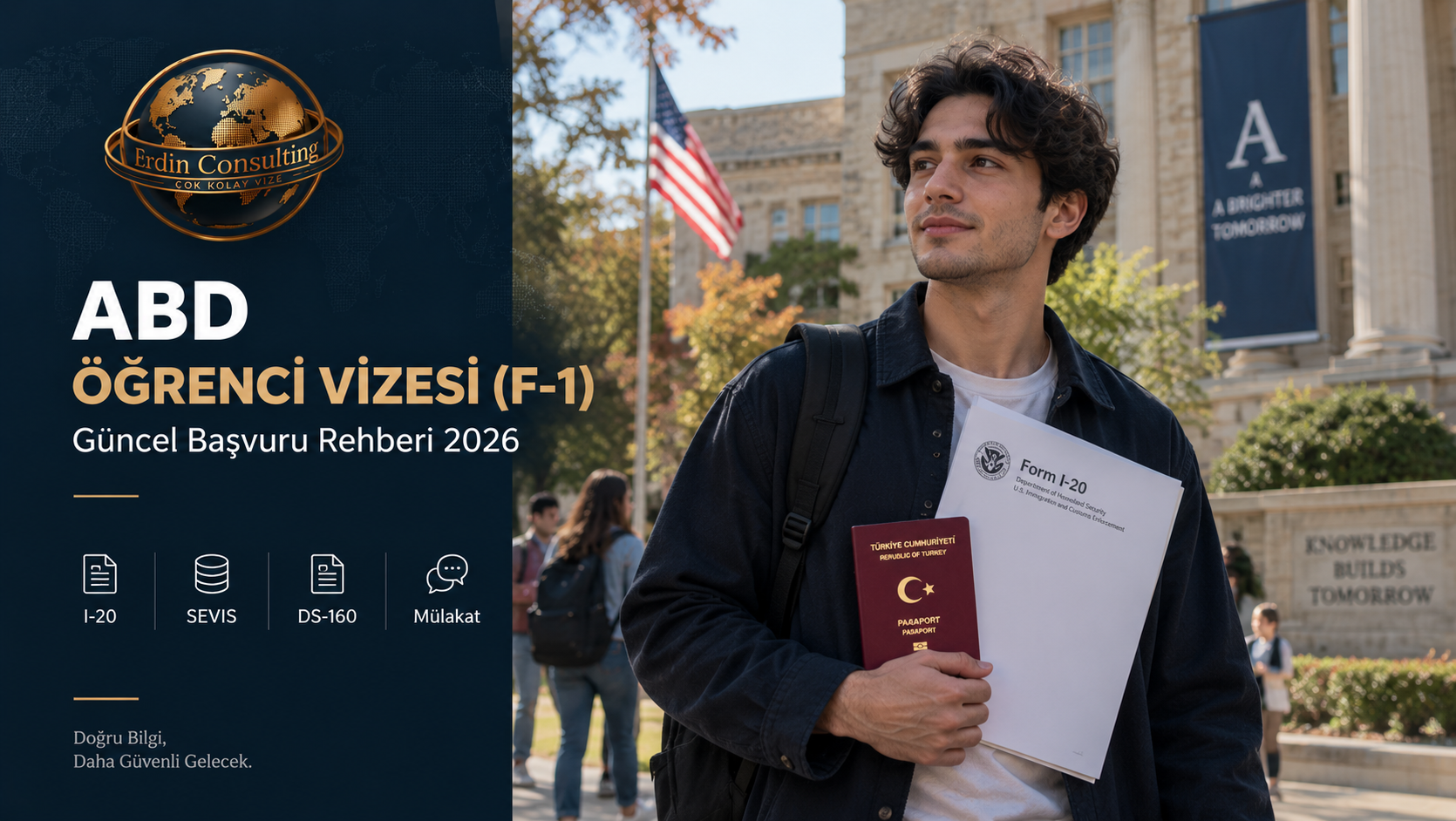 ABD Öğrenci Vizesi (F-1): Güncel Başvuru Rehberi 2026