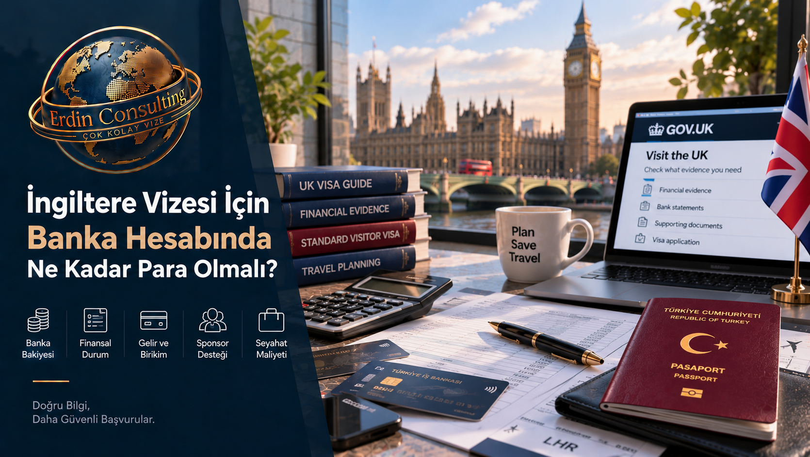 İngiltere Vizesi İçin Banka Hesabında Ne Kadar Para Olmalı?