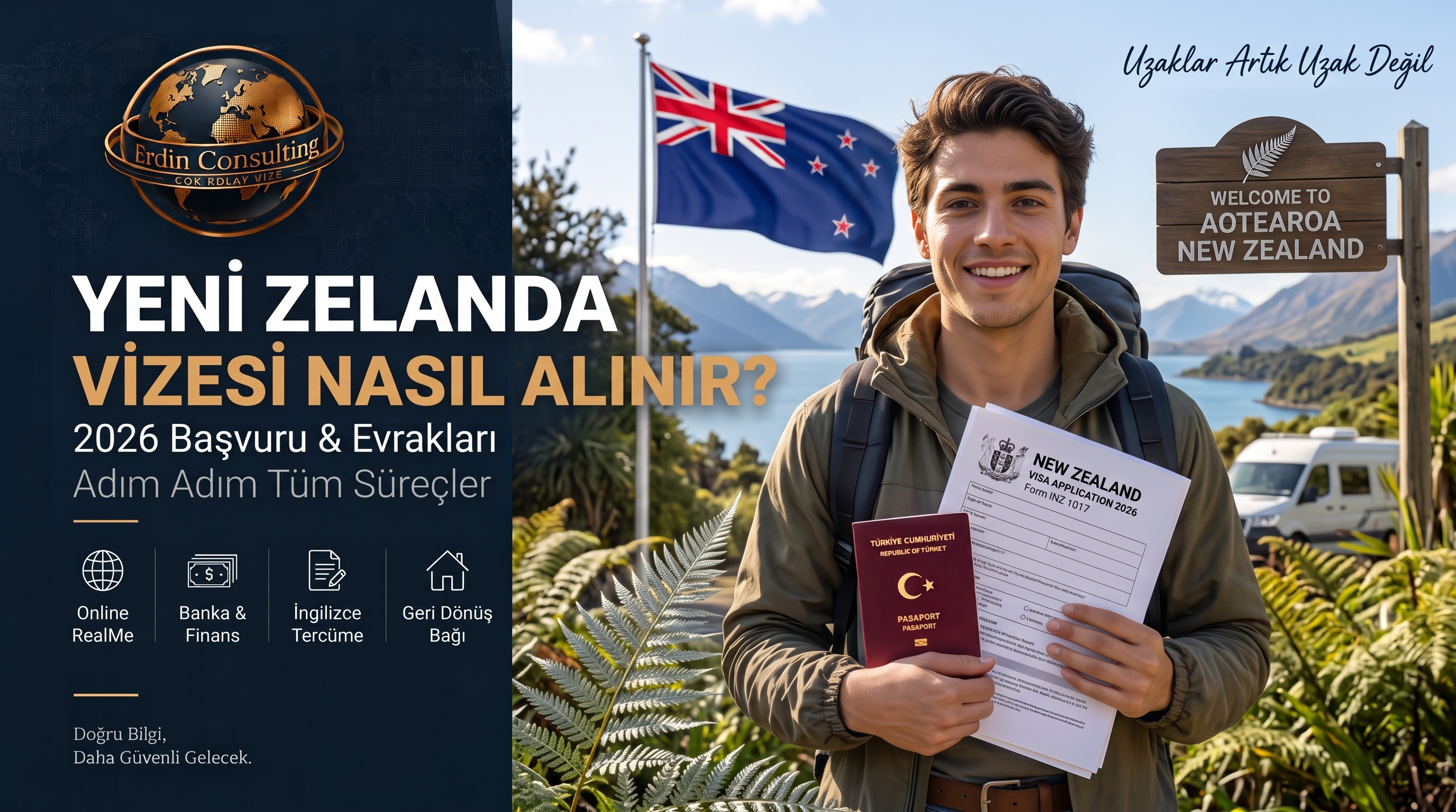 Yeni Zelanda Vizesi Nasıl Alınır? 2026 Başvuru ve Evrak Rehberi