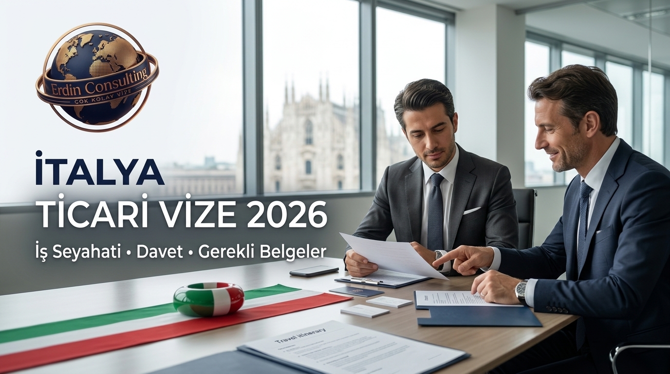 İtalya Ticari Vize 2026 | İş Seyahati Schengen Vizesi