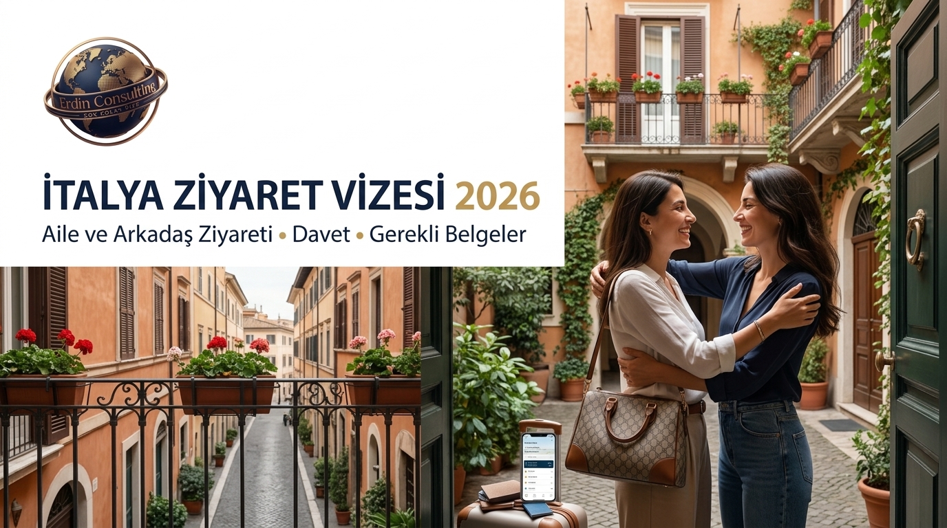 İtalya Ziyaret Vizesi 2026 | Aile ve Arkadaş Ziyareti