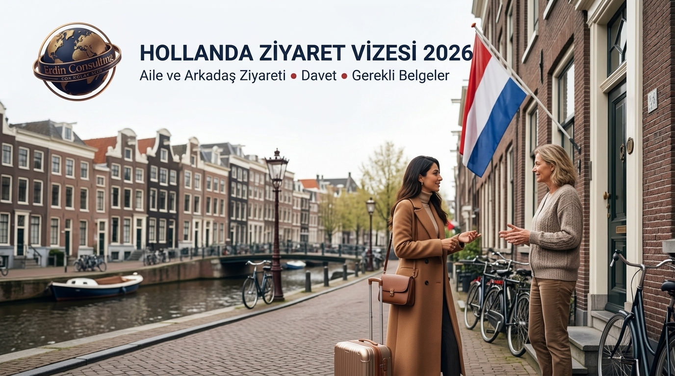 Hollanda Ziyaret Vizesi 2026 | Aile ve Arkadaş Ziyareti